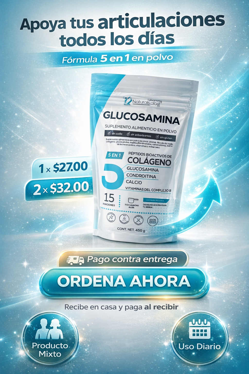Glucosamina 450gr Articulaciones
