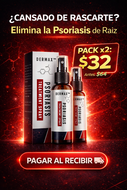 DERMAX™ Spray Alivio Psoriasis | Pack Tratamiento Completo (2 Unidades)